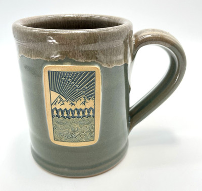Prometheus Design Werx PDW Mug Deneen Pottery All Terrain Monolith NIB