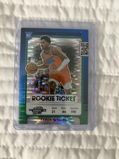 2021-22 Panini Contenders Optic - Rookies Aaron Wiggins #6 Green Pulsar /25 (RC)