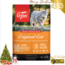 ORIJEN Original Grain-Free Dry Cat Food, 12-lb bag 4.49 per pound