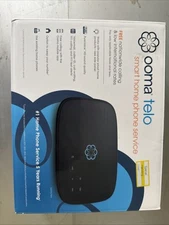 Ooma Telo Free Smart Home Phone Service Black Open Box