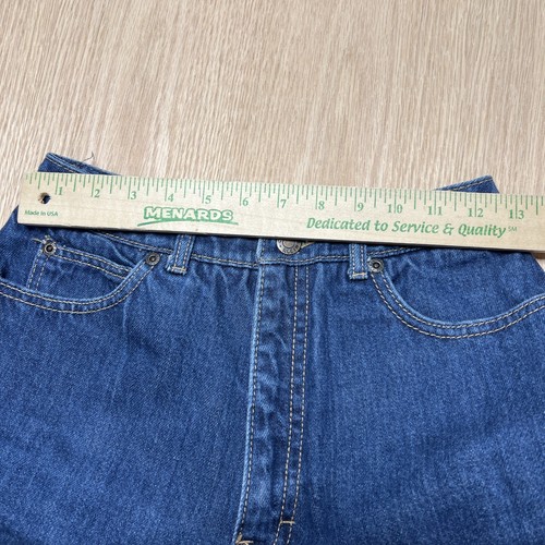 Jeans donna vintage Calvin Klein taglia 10 made in USA jeans mamma vita alta anni 80 - Foto 15 di 19