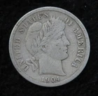 1904 Barber Dime * Slightly Better Grade *  Partial Liberty * A1015