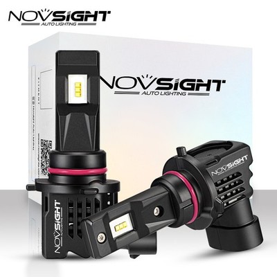 NOVSIGHT HB3 9005 LED Headlight Bulbs Super Bright 15000LM HIGH/LOW Beam 6000K