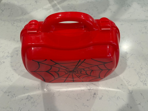 Marvel Spider-Man Handyman Spielset Werkzeug Tragetasche 19 Teile und 40 Aufkleber Neu - Bild 2 von 5