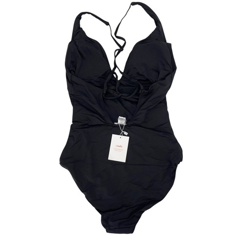 Andie Swim The Bali Badeanzug Einteiler schwarz Größe Small langer Torso neu mit Etikett - Bild 7 von 7