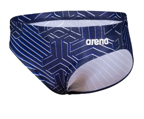 Arena Jungen Badehose Kikko Pro Dwim Briefs, Blau/Weiß, 140 cm UK/USA 26 - Bild 1 von 4