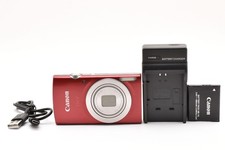  MINT Canon PowerShot ELPH 185 IXY 200 20MP Digital Camera Red English JAPAN