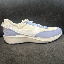 Nike Waffle Debut Women's 8.5 Soft Pearl White Blue Comfort Athletic DH9523-007