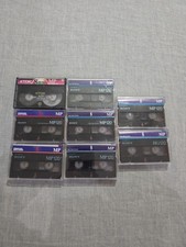 8 Used TDK SONY 8mm 120 Minute HiQuality Metal Particle Video Tape Cassettes