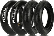 HIAORS 10x2.125 54-152 Scooter Tire and Inner Tube Compatible with 2 Pack 