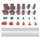 3X(1 Satz Kfz-Elektrosteckverbinder mit Gestanzten Kontakten der Größe 16 R2A6)