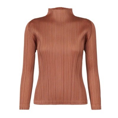PLEATS PLEASE ISSEY MIYAKE - PLEATS PLEASE MONTHLY 12月COPPER BROWNサ3 USED PLEATS PLEASE MONTHLY DECEMBER COPPER BROWN SA3