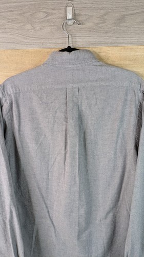 Polo Ralph Lauren Oxford Hemd Herren Größe M Grau Slim Fit Baumwolle Stretch - Bild 17 von 18