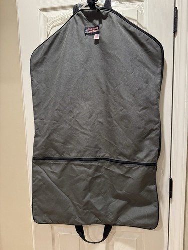 Tough Traveler “Suiter” Garment Bag Nylon Carry-on Size Grey Green Made NY USA - Picture 5 of 14