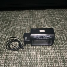 SensatioNail Pro 3060 LED Quick-Dry Nail Lamp Black with Charge Cable