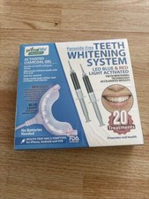 Primal Life Organics Real White Teeth Whitening System Red blue LED light Seal