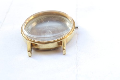 RELOJ OMEGA VINTAGE CAJA GENUINA REF 136 0104 CHAPADO EN ORO SUIZO "PIEZAS" - Imagen 5 de 14