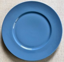 ASSIETTE DE PRESENTATION D 30 PORCELAINE LIMOGES COQUET MUSCADE EMAIL CHINE BLEU