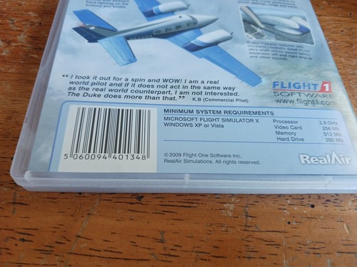 RealAir DUKE PC Real Air Add-On Microsoft Flugsimulator Sim X FSX ALLE EINLAGEN - Bild 4 von 13