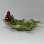 Cracker Barrel SEASON OF PEACE Cardinal HOLLY LEAF Christmas Tidbit Bowl Dish