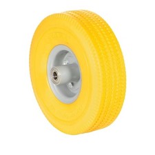 VESTIL UFYL-10-WHL-58 Yellow Urethance Solid Foam 10 Inch Wheel