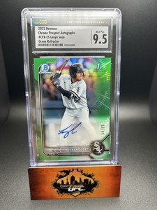 Lenyn Sosa 2022 1st Bowman Chrome Auto Green Refractor # 54/99