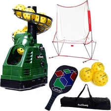 Pickleball Starter Kit, Including Launch Machine, Ball Recycling Net, 680PBH