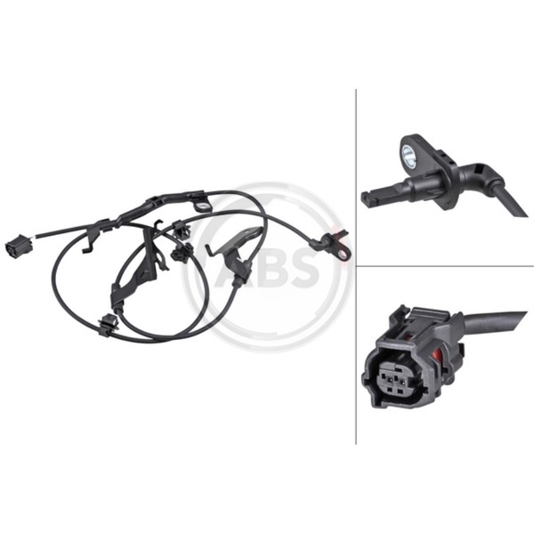 A.B.S. ABS Sensor Raddrehzahl Vorne Links Passend FüR Toyota Prius W5 W52-image