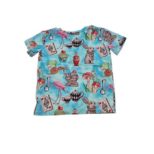 Judy Rue Designs Baby Sz 12-18M Short Sleeve T Shirt Alice In Wonderland - Picture 4 of 4