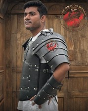 Medieval Viking Full Body Leather Armor Set, LARP Costume, Thick Genuine LARP