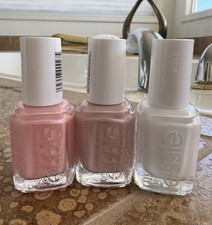 Set Of (3) Essie Nail Polish Blanc/ Sugar Dad...