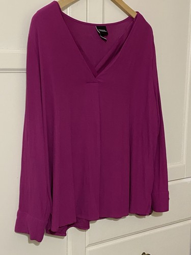 Ulla Popken/ Bluse Hingucker Gr 50/52 Fuchsia Festlich - Bild 3 von 10