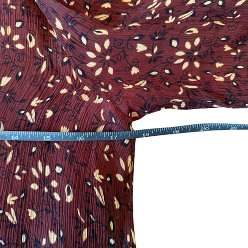 Cleobella Jaslynn Burgundy Boho Floral Mini Dress Size Small | $248 Retail 803E - Picture 7 of 11