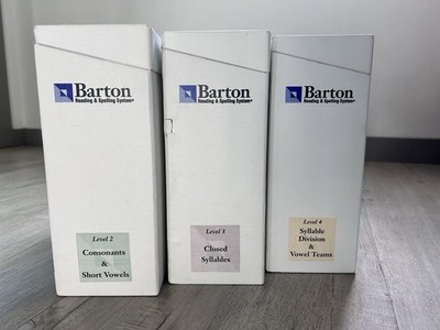 Barton Reading & Spelling System Level 2,3,4 Books, Tiles, And Worksheets ￼