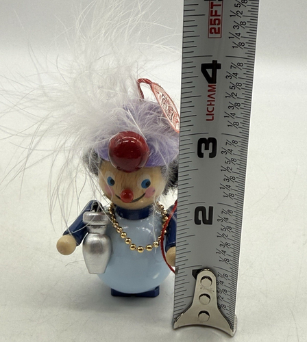 Steinbach GENIE w/ BOTTLE Wood Christmas Ornament Germany W/Box - Picture 2 of 11