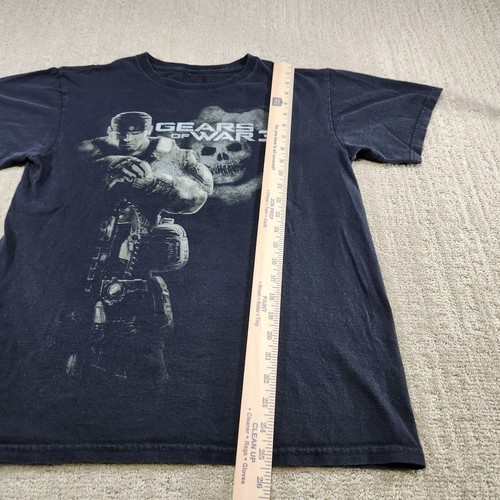 Y2K Gears Of War 3 Shirt Men Small Xbox Graphic Tee Gaming Black - Picture 4 of 7