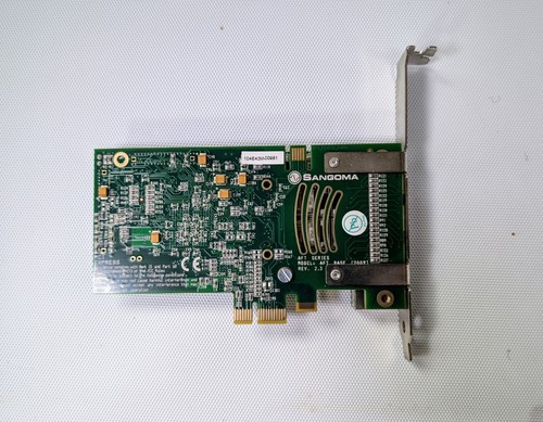 Carte interface PCIe x1 Sangoma série AFT modèle A108 rev.a 2006 - Photo 2/3