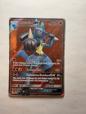 Lucario GX (Full Art) 122/131 Sm-Forbidden Light Holo NM-LP+