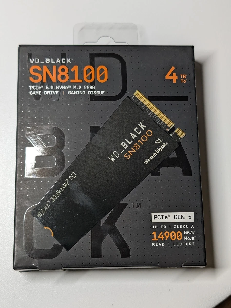 Western Digital Solid State Drives 4 TB Storage Capacity for sale