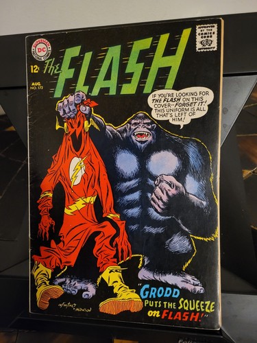 The Flash #172 (1967) Fine Condition, O/W Pgs. Clean! Well-kept! See Photos.