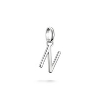 Thomas Sabo Charm AnhäNger Buchstabe N Silber Recycelt 925 Sterling Silber