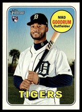 2018 Topps Heritage Niko Goodrum Rookie Detroit Tigers #534