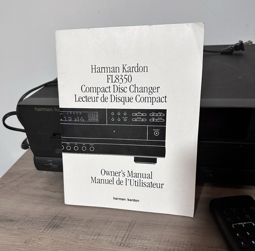 Harmon Kardon FL 8350 Multi Disk CD Changer not tested , Remote a user manual. - Picture 5 of 8
