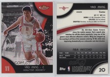2007-08 Topps Finest Refractor Yao Ming #20 HOF