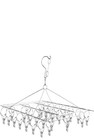 Hanging Herb Drying Rack for Stainless Steel with 30 Hooks Flower Fresh