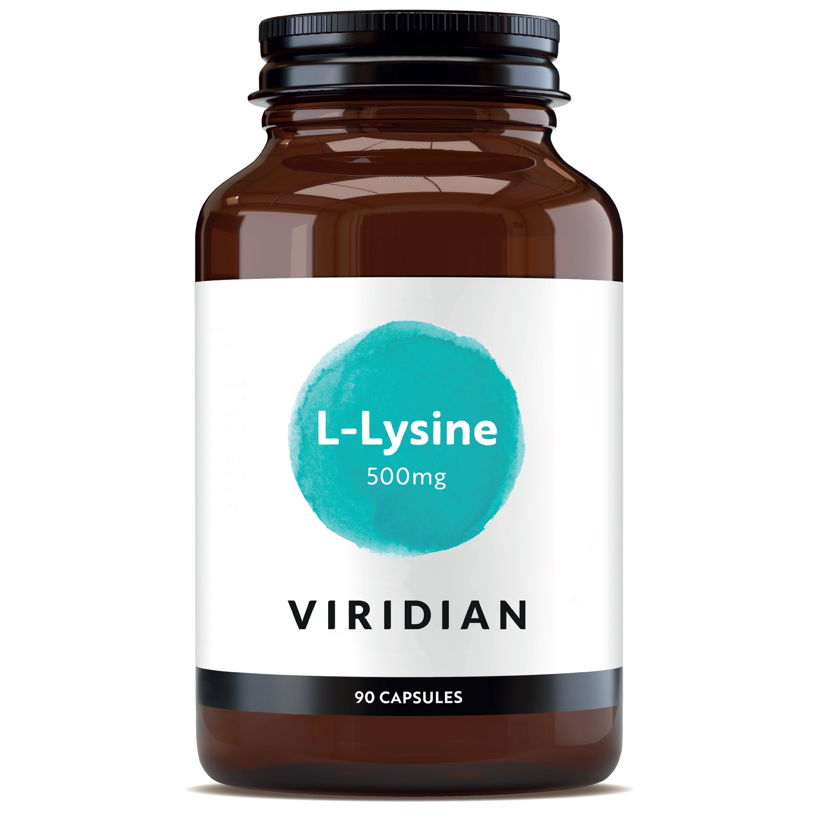 Viridian L-Lysine 500mg 90 Veg Capsules