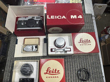 Leica M4 Camera 2 lenses - 35mm Canada- 50mm Summicron, with original boxes