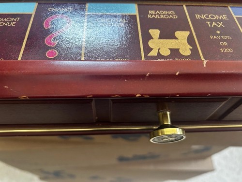 Franklin Mint Monopoly Collector's Edition Wood Game Board- Board Only #2 - Picture 7 of 18