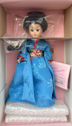 Appealing 1990 Madame Alexander 9” Doll, Madame Butterfly Japanese Geisha, NIOB - Picture 8 of 12