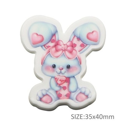 5 pc. Planar Resin Hair Bow Center Flatback 1262490 Easter Bunny Rabbit ...